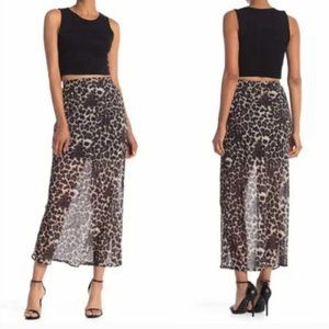 Know One Cares Midi Skirt